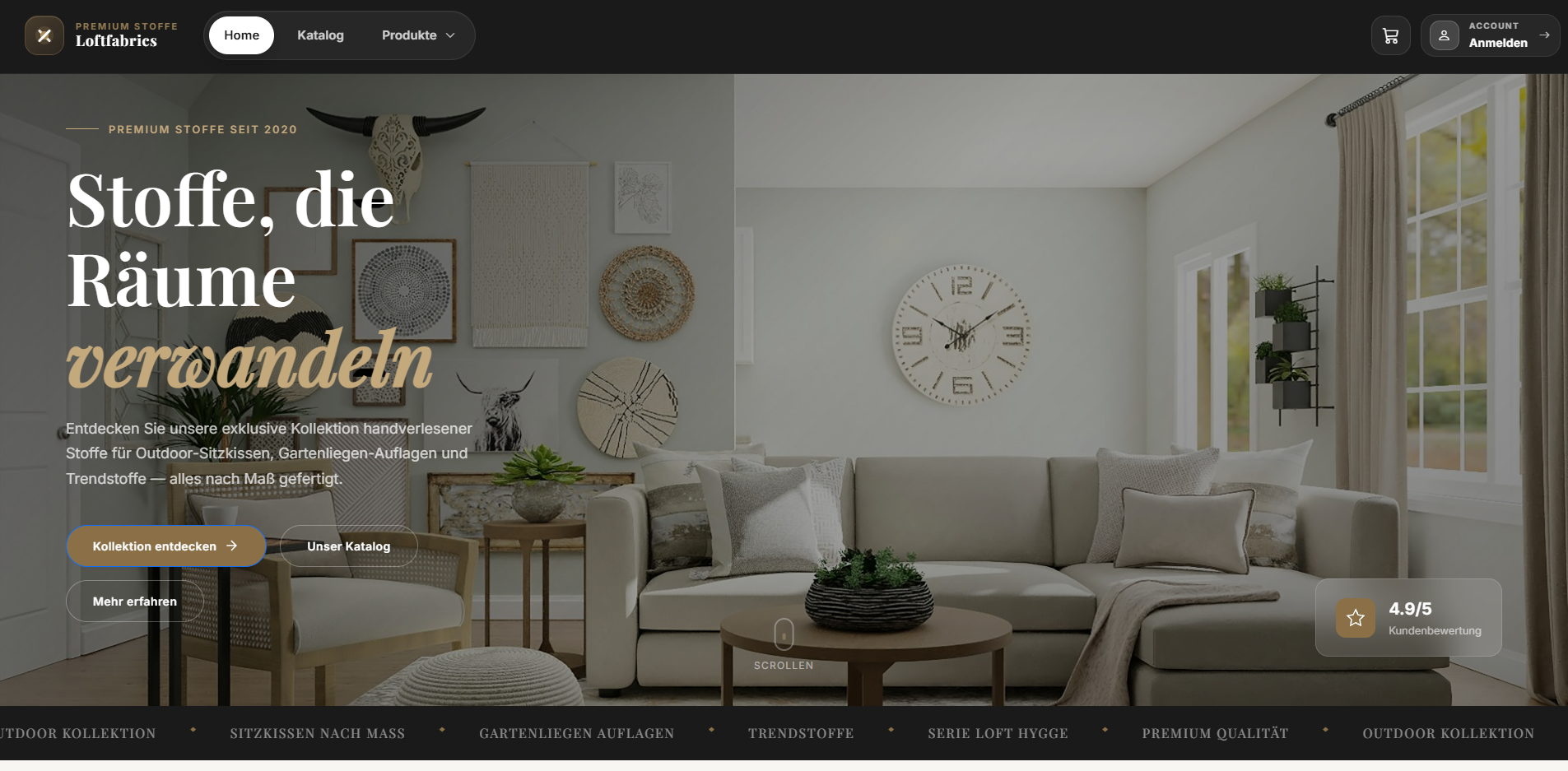 Loftfabrics Textilhandel KG